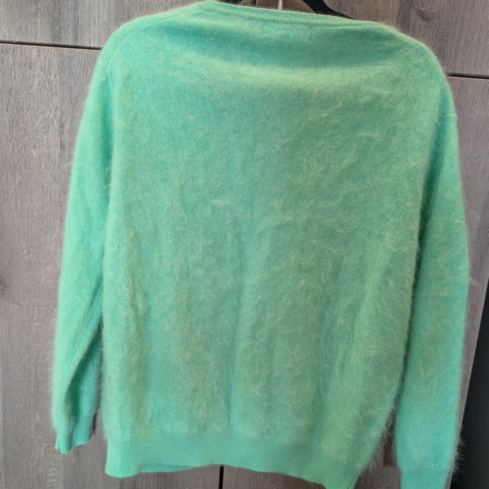 J.Crew Cashmere Sweater Green XXS - Picture 2 of 4
